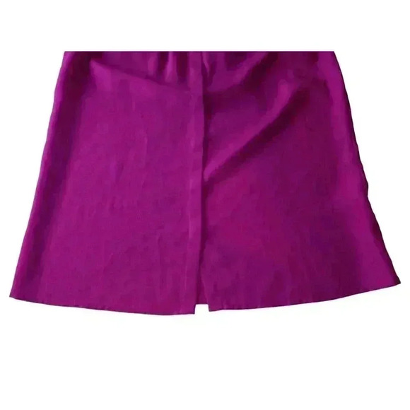 J. Crew Women's Fuchsias Pink Polyester Ruffle Top Shirt sz XS - Picture 4 of 9